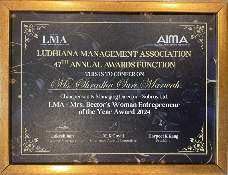 Woman Entrepreneur of the Year Award
